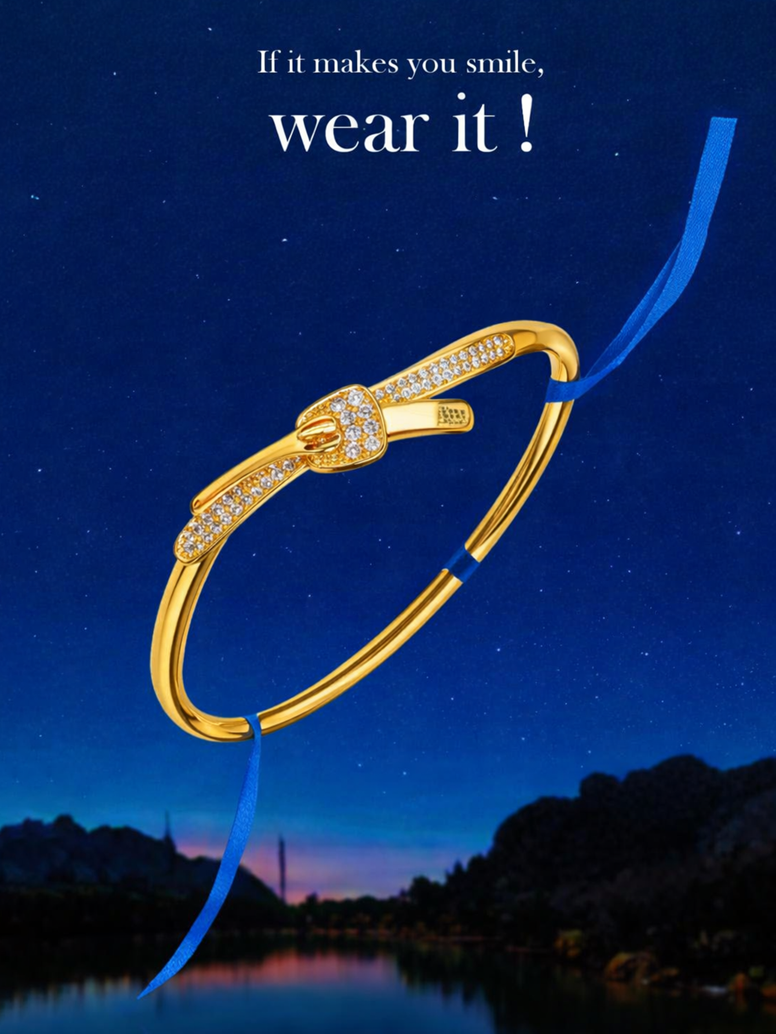 CZ Matte Finish Kada Bangles D499652D