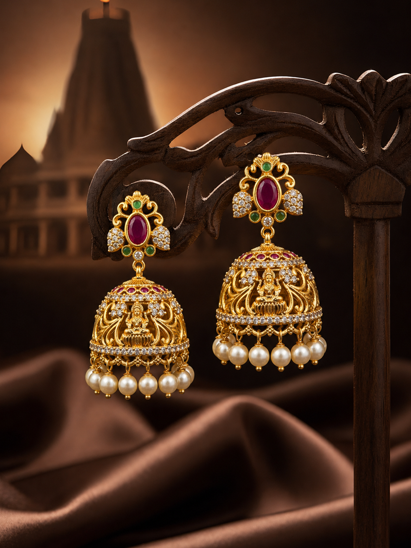 CZ Matte Finish Kada Bangles D499652D
