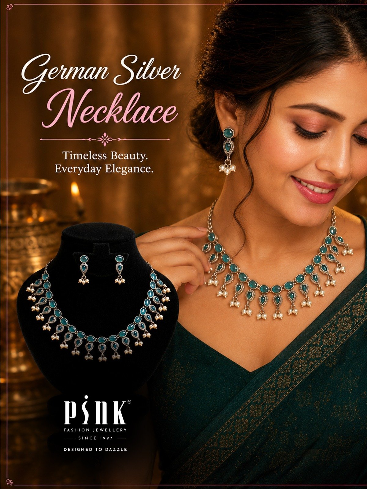 CZ Matte Finish Kada Bangles D499652D