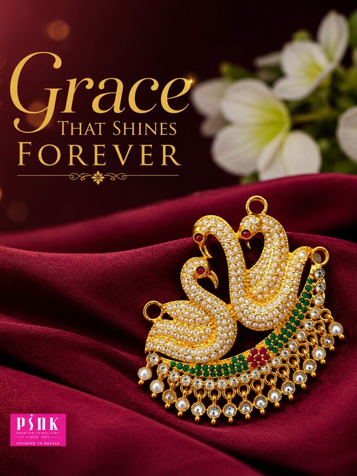 CZ Matte Finish Kada Bangles D499652D
