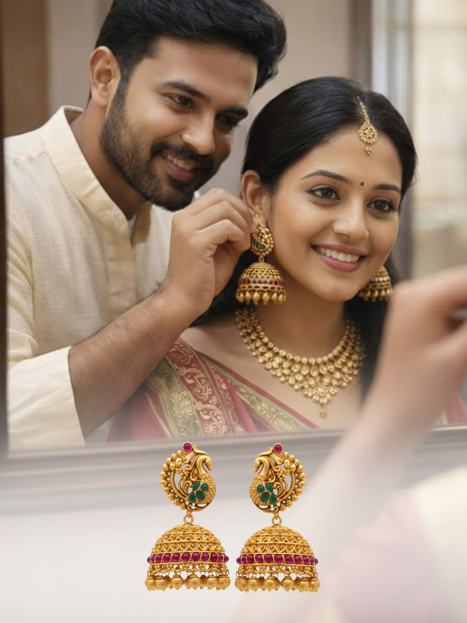 CZ Matte Finish Kada Bangles D499652D