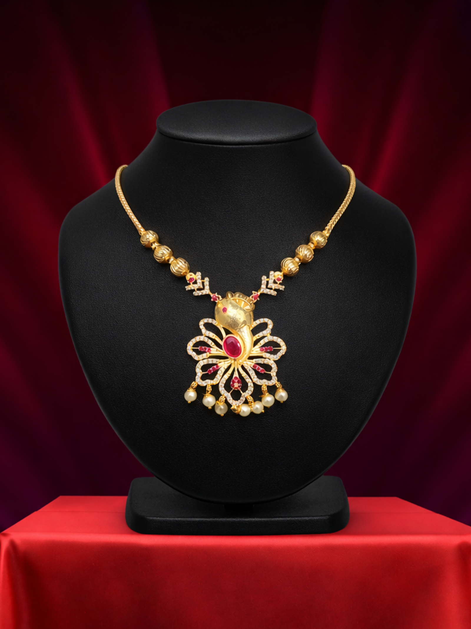 CZ Matte Finish Kada Bangles D499652D