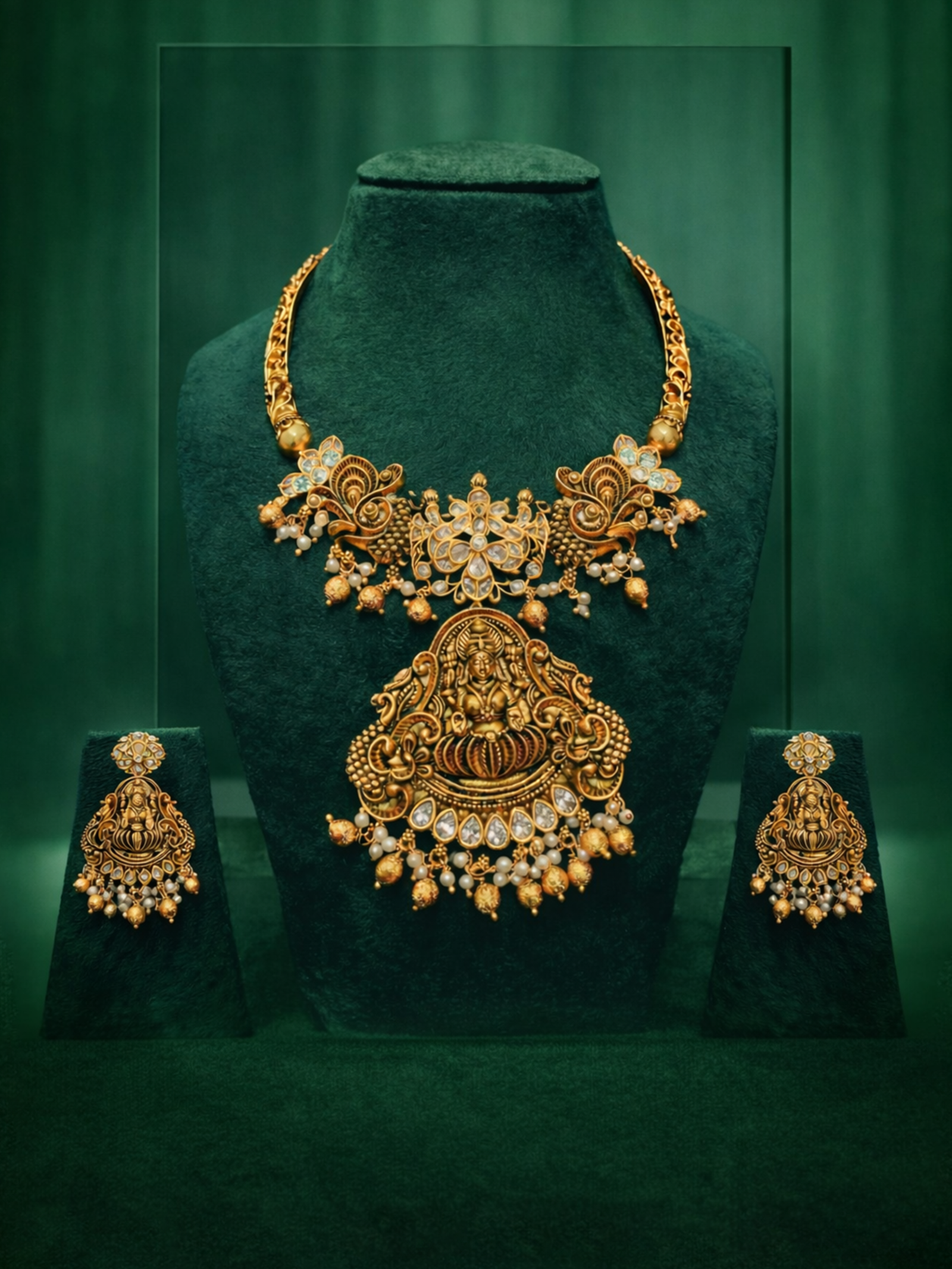 CZ Matte Finish Kada Bangles D499652D