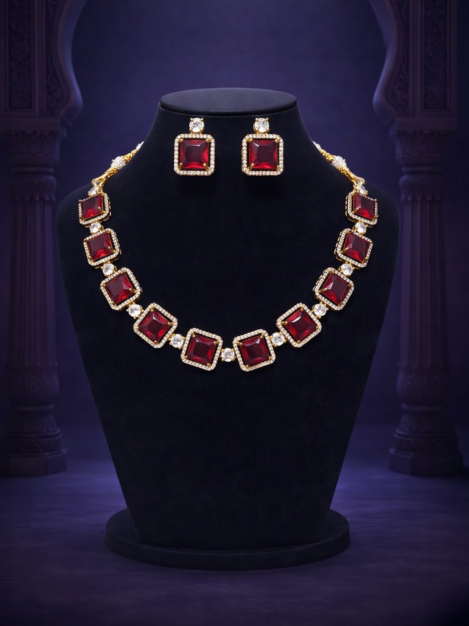 CZ Matte Finish Kada Bangles D499652D