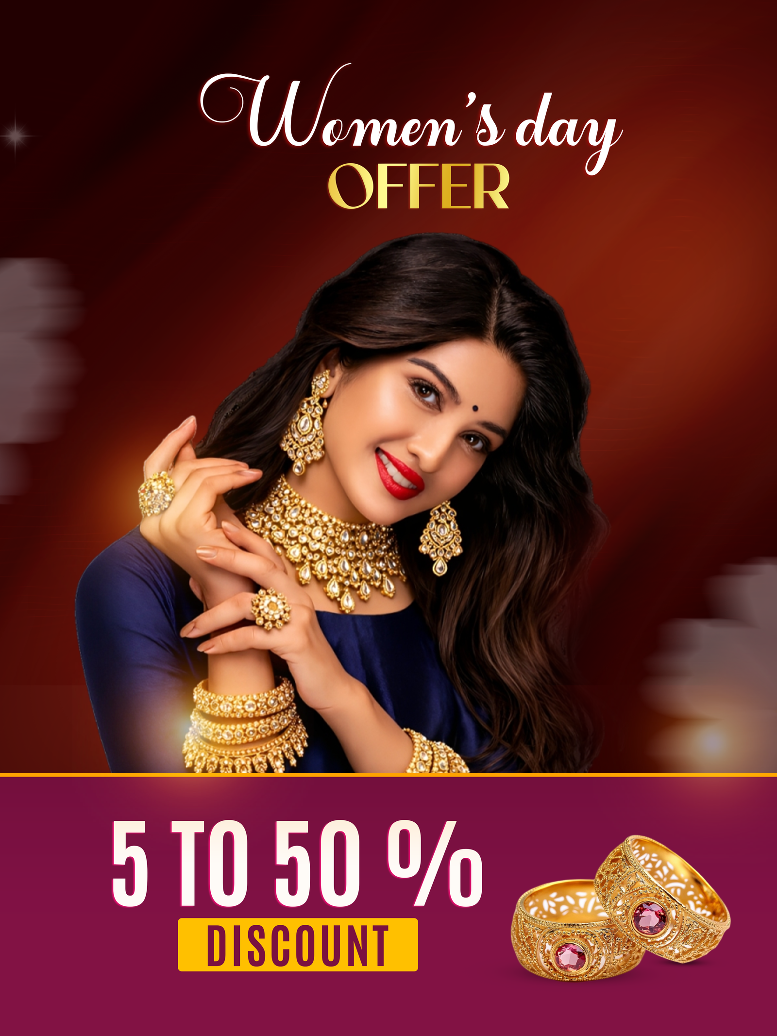 CZ Matte Finish Kada Bangles D499652D